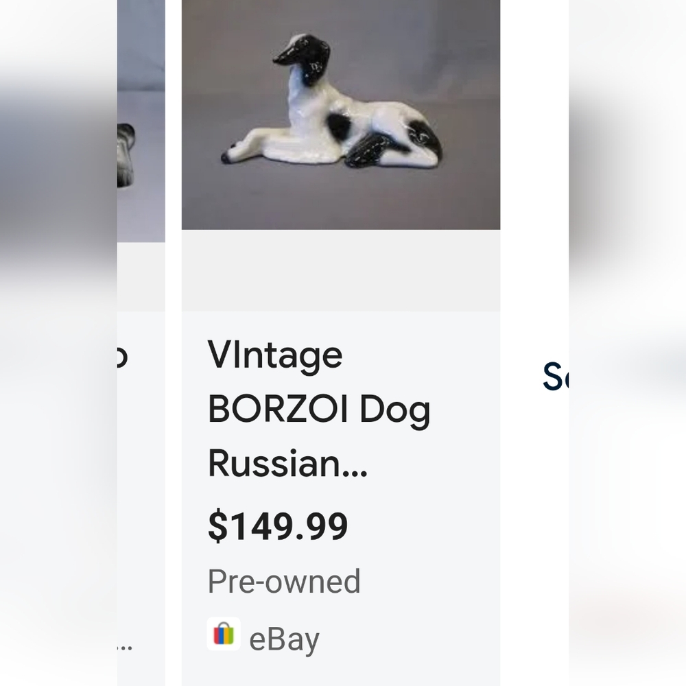BORZOI Japanese ANTIQUE DOG PLATE - Picture 10 of 11